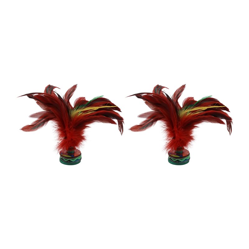 Feather Shuttlecock - A99I-2 unidades de volantes coloridos, com